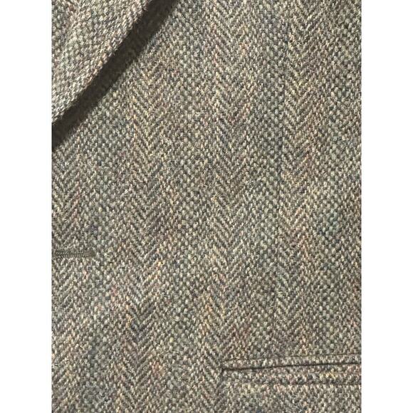 Harris Tweed Wool Sport Coat Men’s 40R muli Herringbone Blazer Anderson Little - Picture 3 of 7